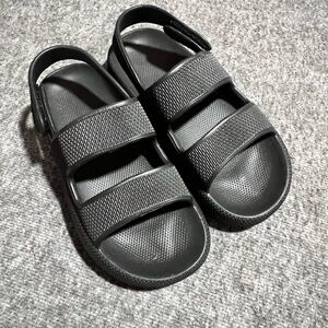 Black Kids Sandals
